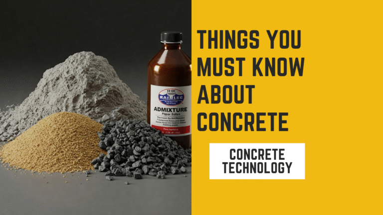 Things you must know about concrete