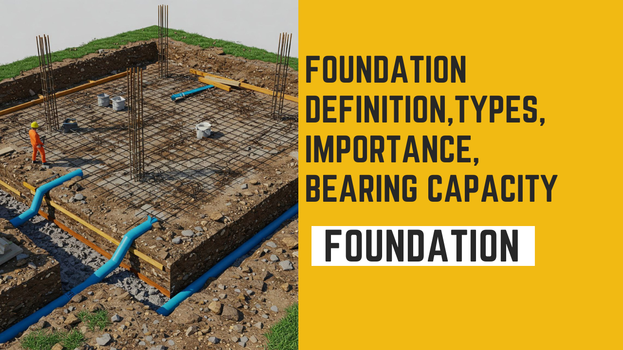Foundations | Definition, Types, Importance of Foundation and Bearing Capacity