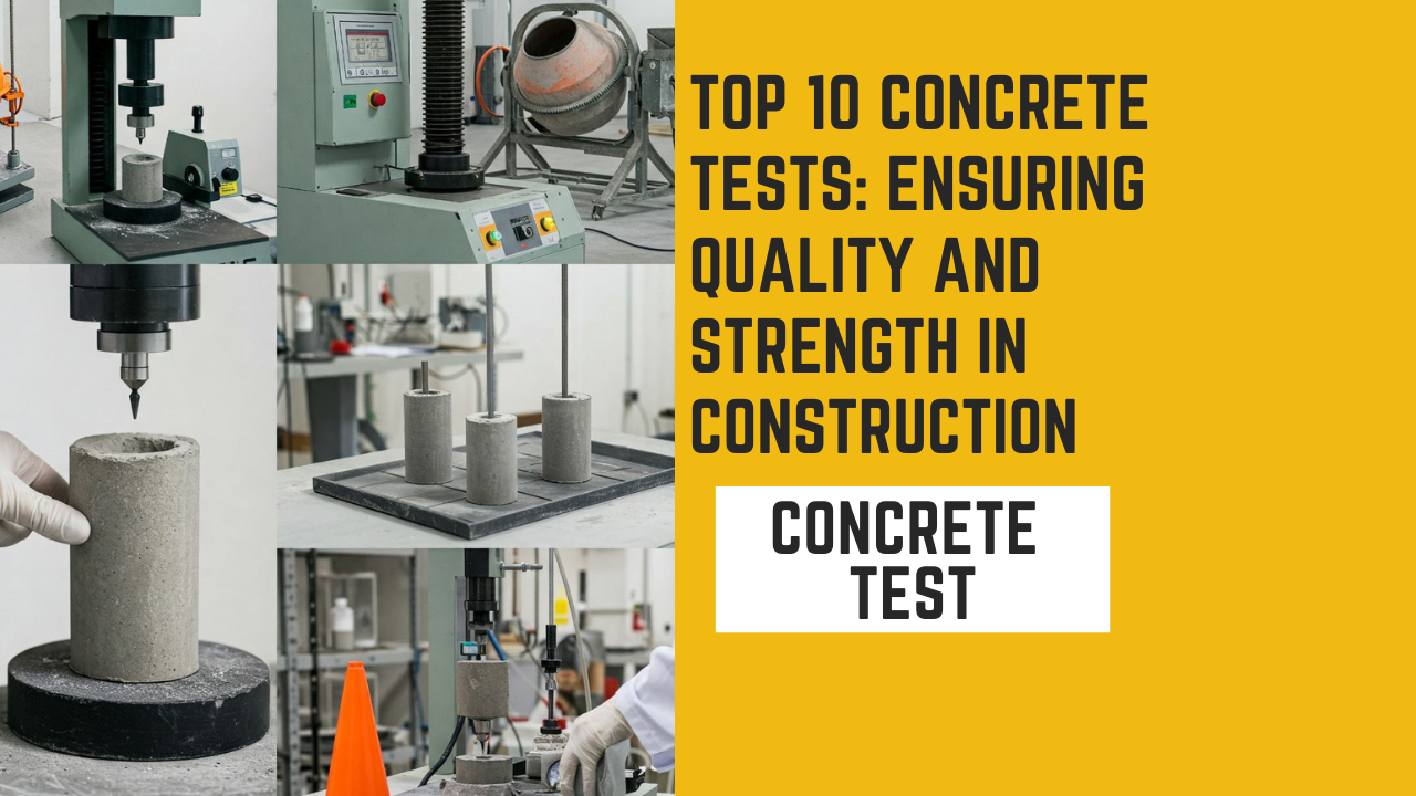 Top 10 Concrete Tests: Ensuring Quality and Strength in Construction