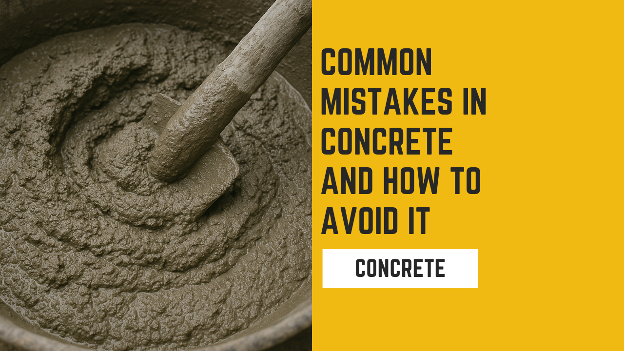 Common Mistakes in Concrete and How to Avoid it