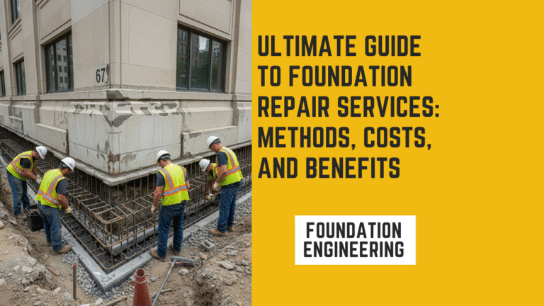 Ultimate Guide to Foundation Repair Services: Methods, Costs, and Benefits