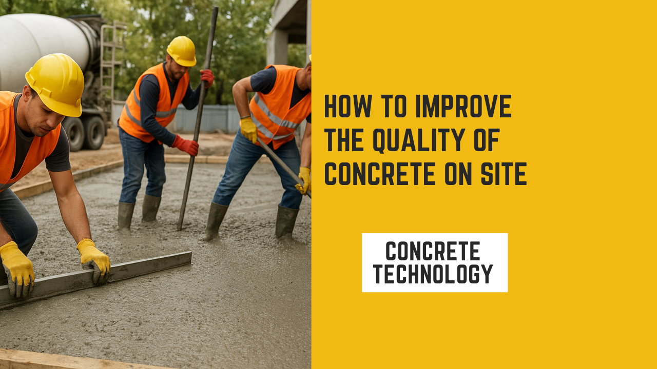 How to Improve the Quality of Concrete on Site How to Improve the Quality of Concrete on Site