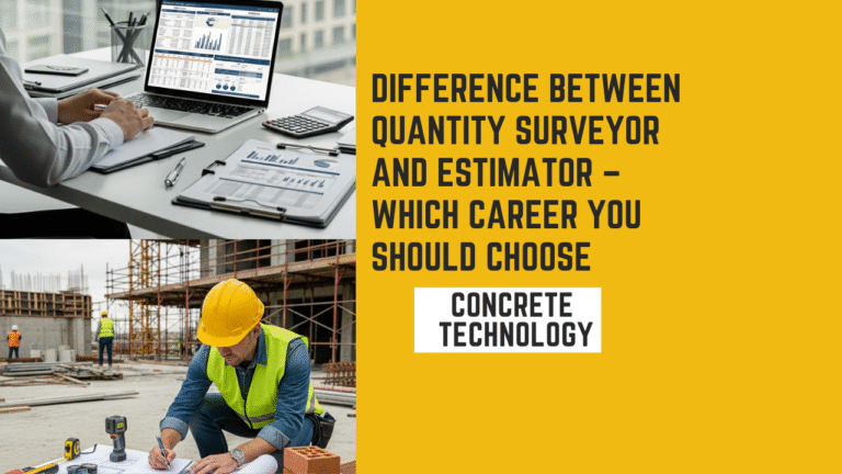 Difference between Quantity Surveyor and Estimator –Which Career You Should Choose
