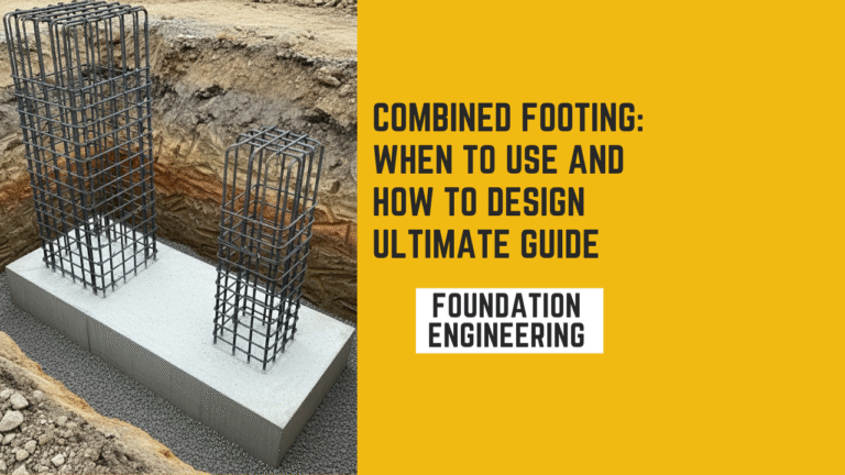 Combined footing: when to use and how to design ultimate guide