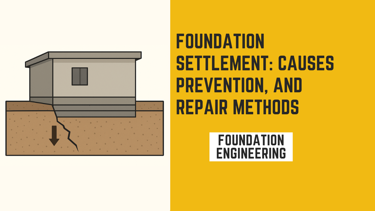 Foundation Settlement: Causes Prevention, and Repair Methods