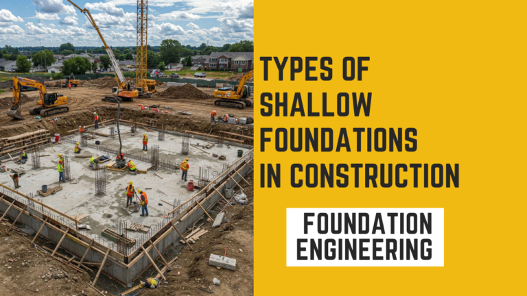 Types of Shallow Foundations in Construction