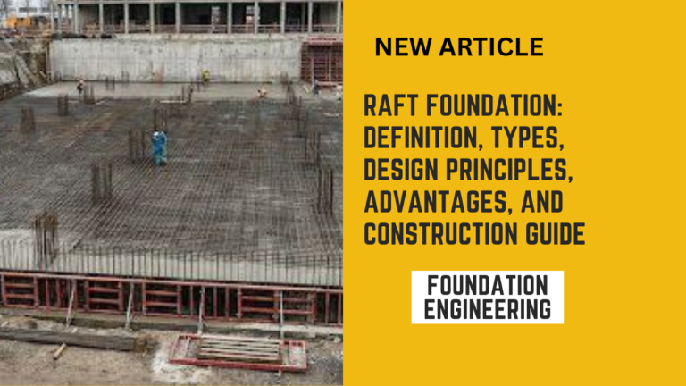 Raft foundation
